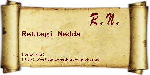 Rettegi Nedda névjegykártya